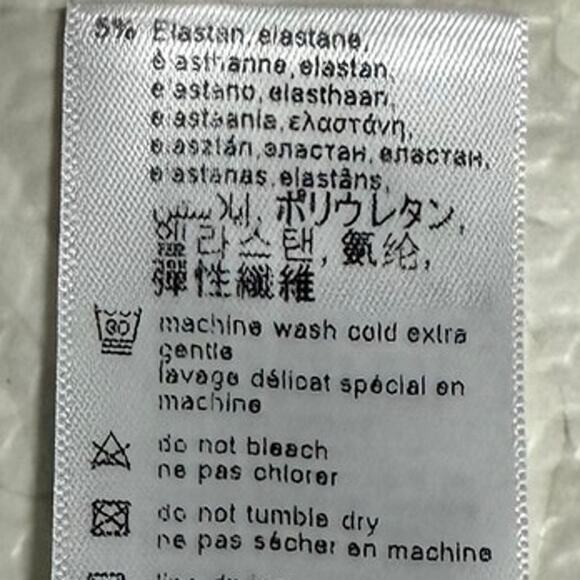 Wolford Fading Shine Sleeveless Shirt Tube Top Stretch Silver Size Small NWT - Picture 9 of 12